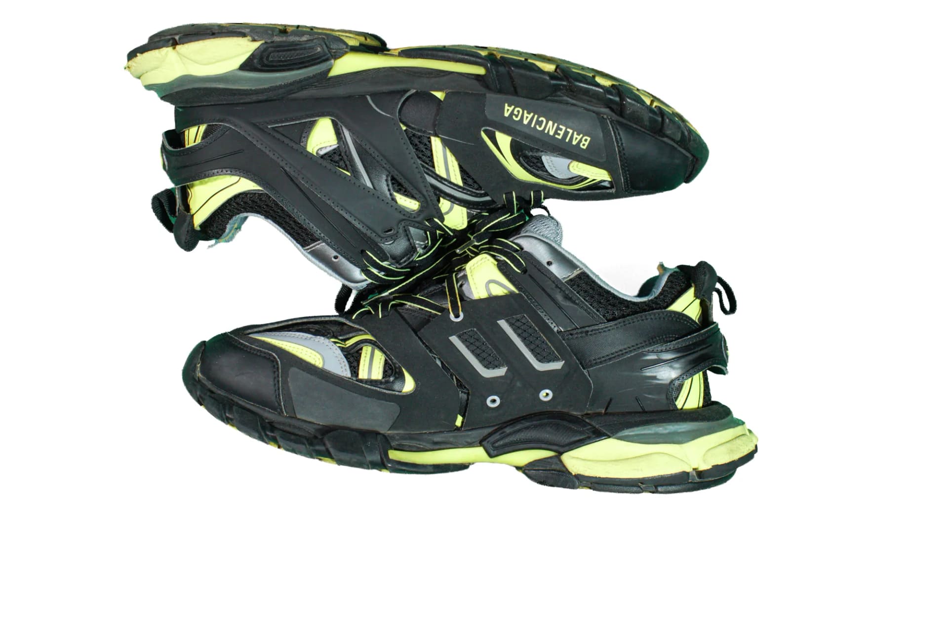 Balenciaga track black/acid sneakers