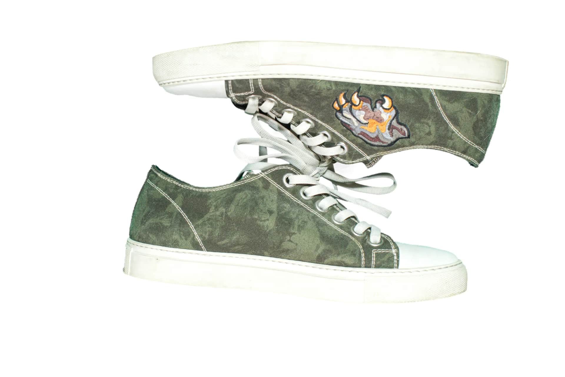 Roberto Cavalli green shoes