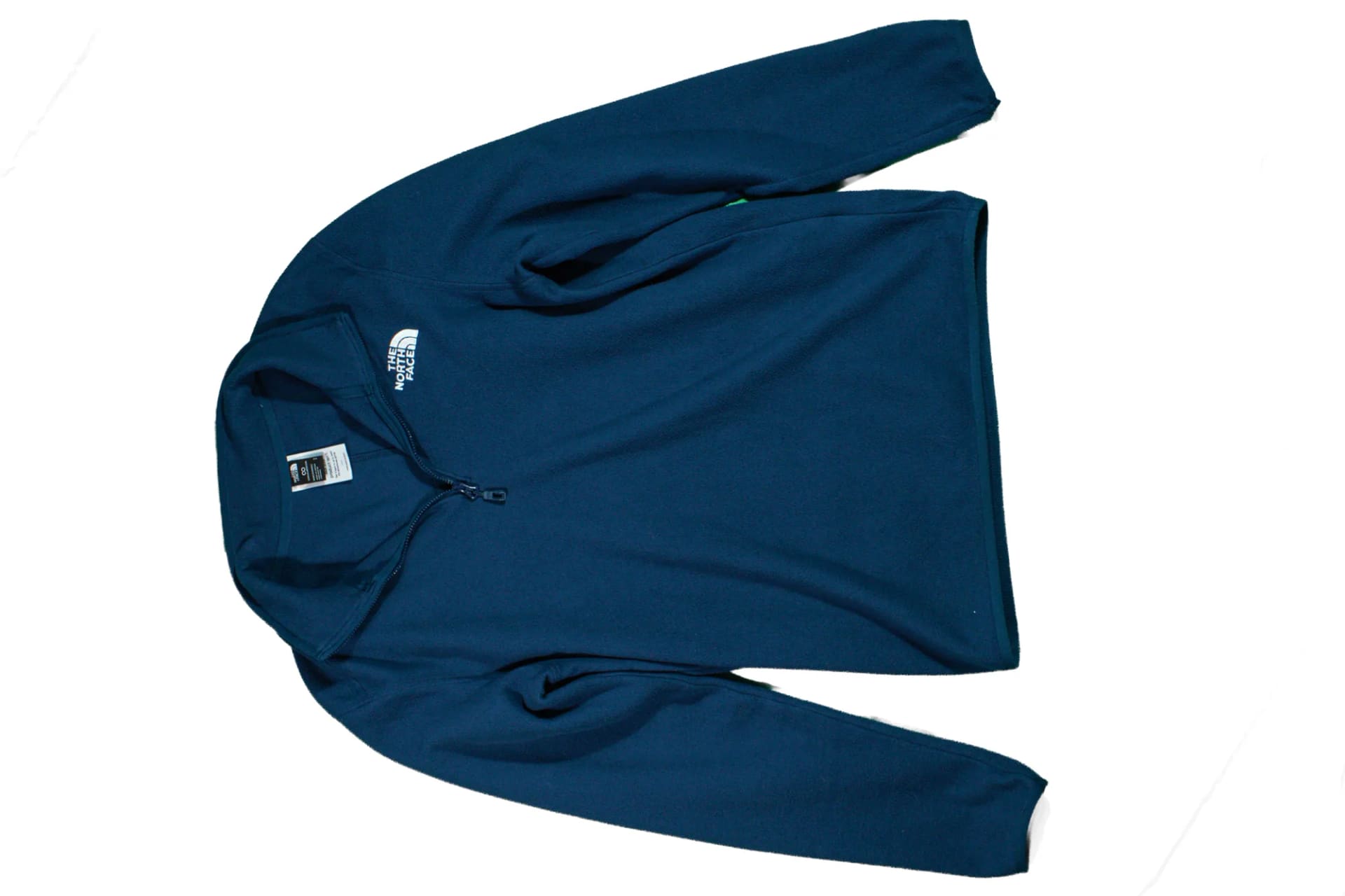 The North Face Fleece quarter zip blue